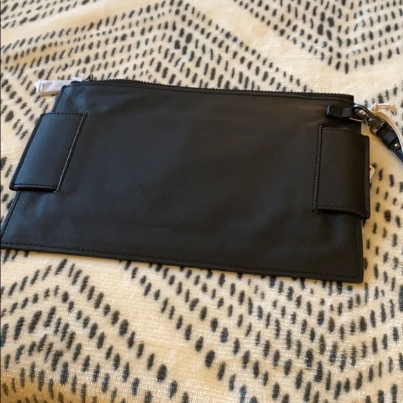 Etienne Aigner Leather Adeline Black Wrislet - Picture 7 of 8